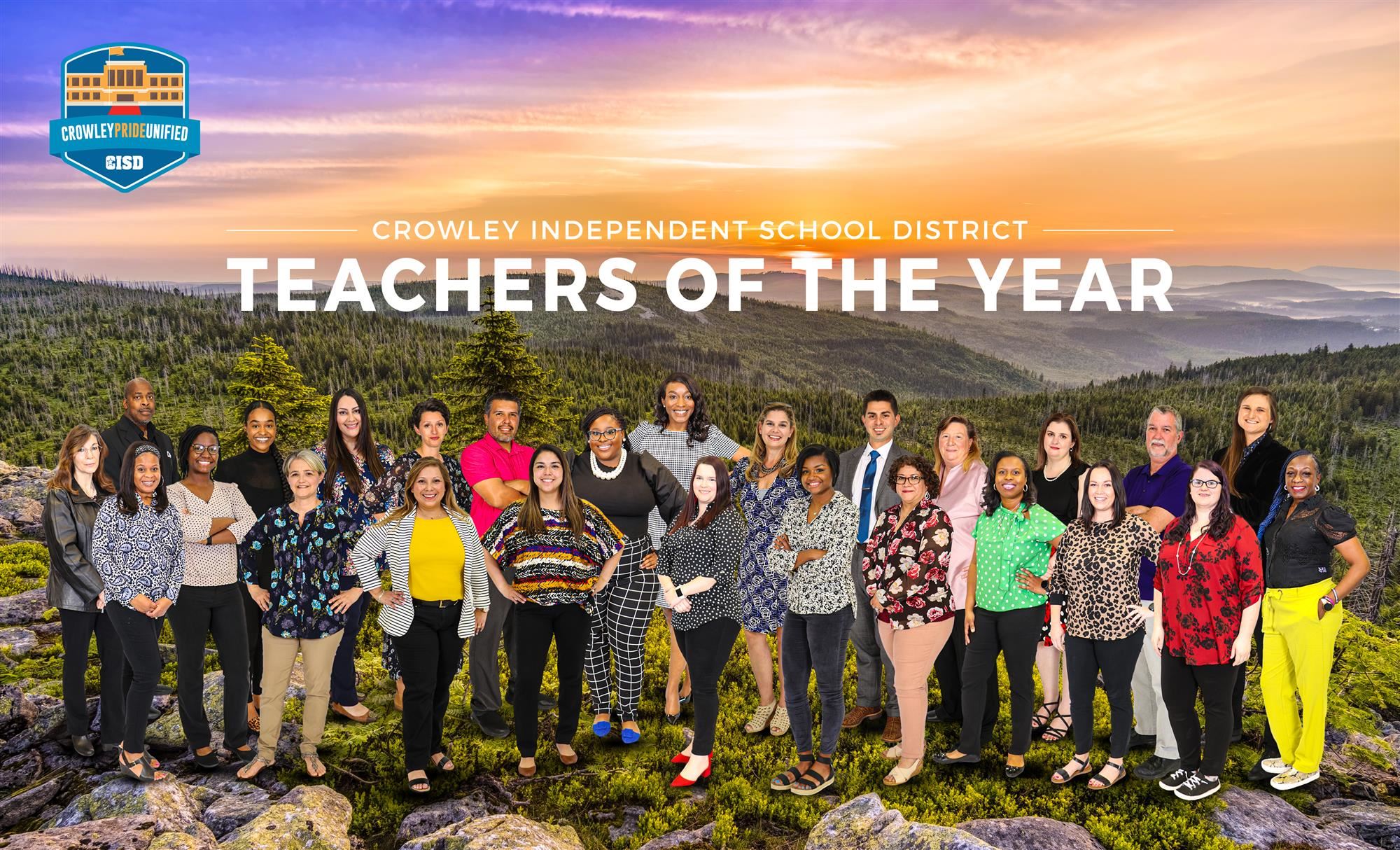 Crowley ISD Teachers of the Year Poster 